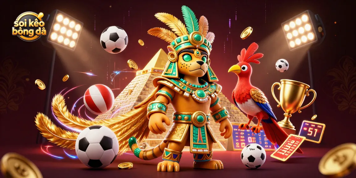 Synchronized action in sports betting with soi kèo bóng đá featuring celebrated characters and dynamic game elements.