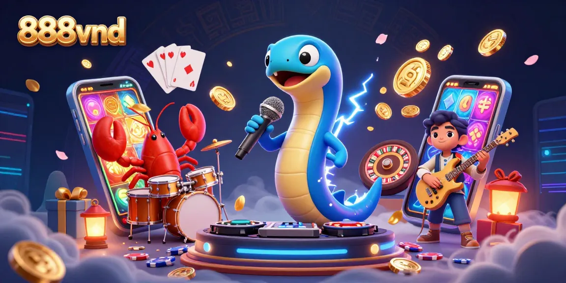 Win big at 888vnd with an electric DJ eel lighting up the underwater casino scene!