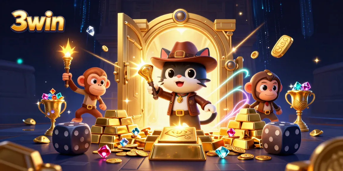 3win welcomes players to uncover treasures in a vibrant casino gaming adventure.