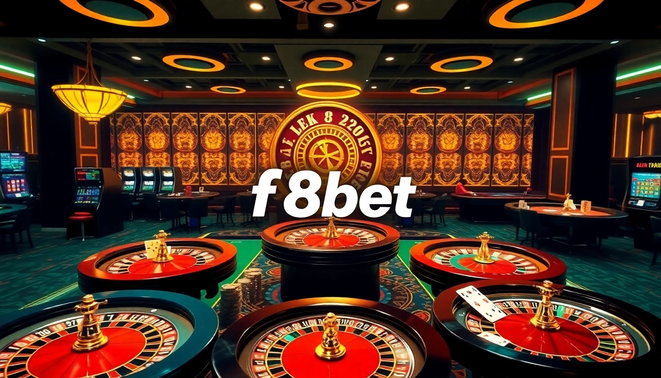 Experience excitement at the trang chủ f8bet chính thức with luxurious gaming tables and slot machines.