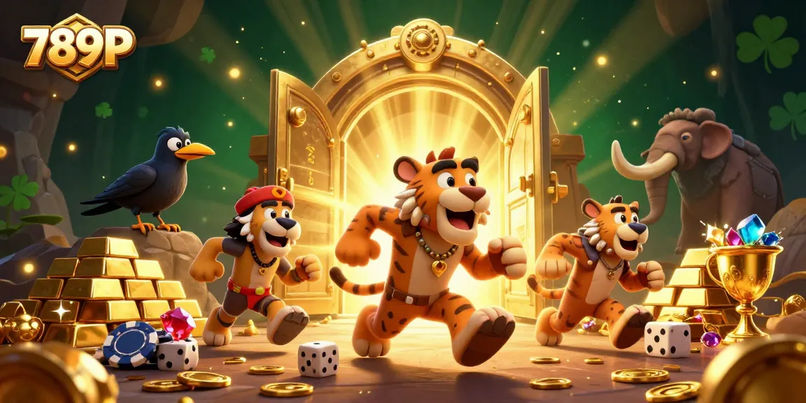 Experience the thrilling atmosphere of 789P at a prehistoric casino with exciting games and treasures.