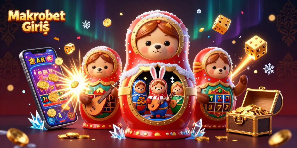 Experience Makrobet Giriş with engaging 3D casino elements and lively characters.
