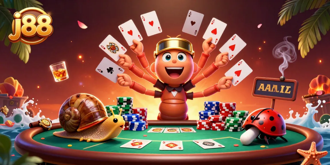 Experience the thrill of j88 with playful casino characters and vibrant game elements.
