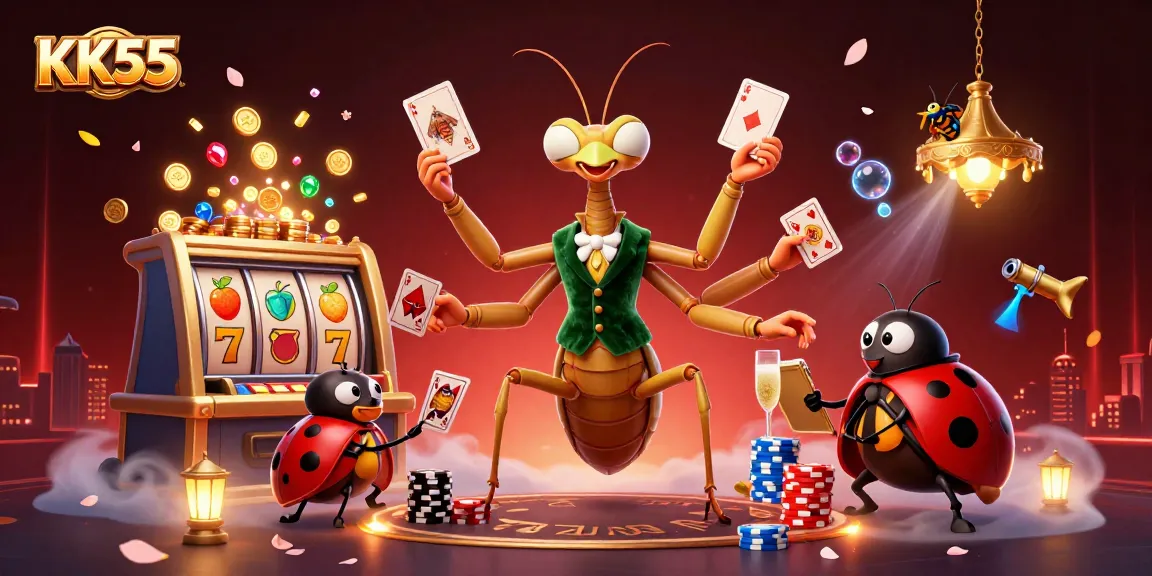 Experience thrilling gameplay at KK55 with vibrant characters and exciting casino elements.