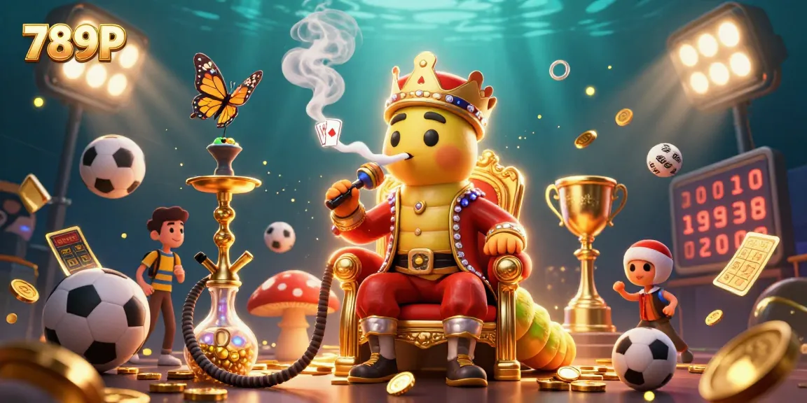 Engage with 789P's thrilling gaming experience featuring a majestic caterpillar and sports elements.
