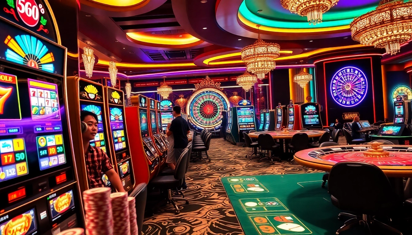 Experience the thrill of winning at gg88 slot with vibrant machines and engaged players.
