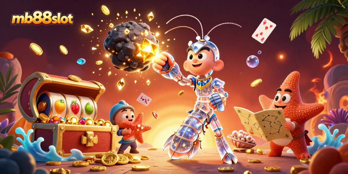 Join the excitement at mb88slot with vibrant characters and exploding treasures in a dynamic casino adventure!