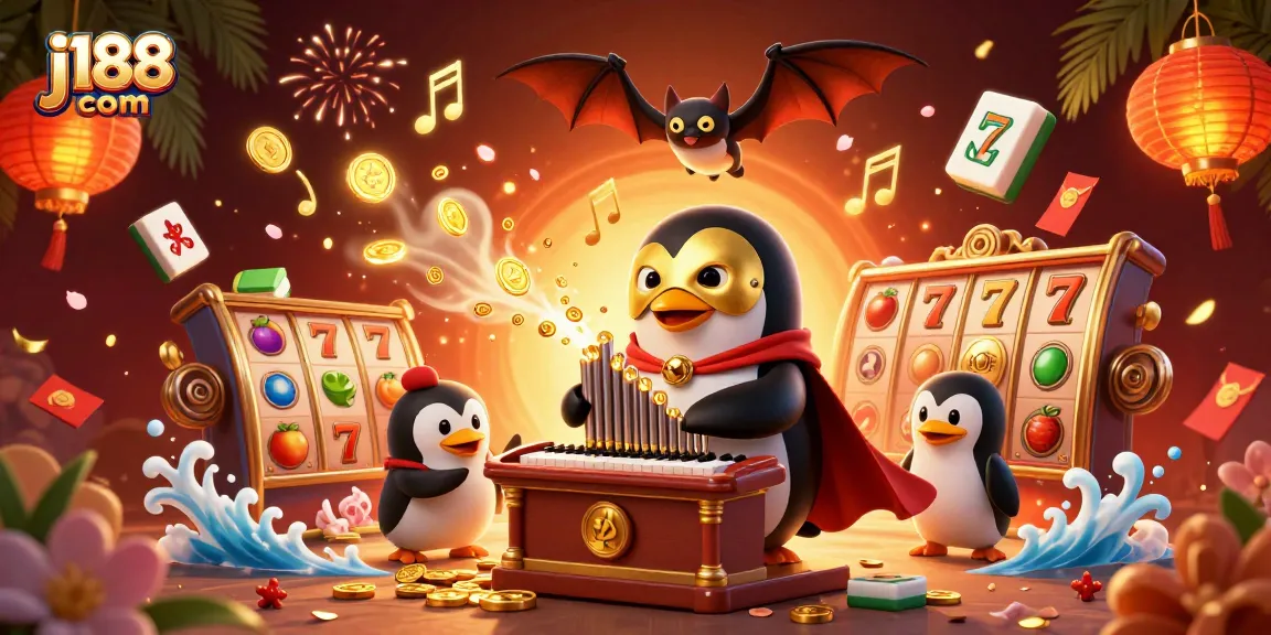 Experience the thrills of j188 com casino games with this vibrant, detailed illustration.